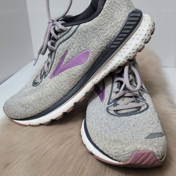 Brooks Adrenaline GTS 20,1202961B030 Women’s Gray Purple Running Shoes Size 9.5 - Picture 7 of 14
